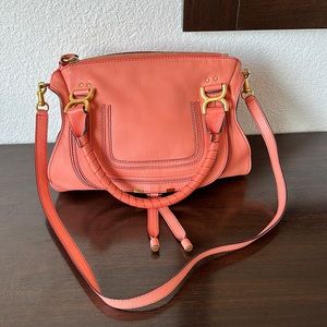 AUTHENTIC coral Chloe bag